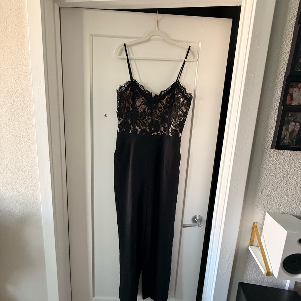 Black Lace Jumpsuit